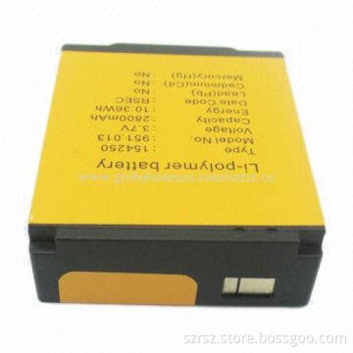 Lithium Polymer Battery Pack with 3.7V, 2800mAh Capacity